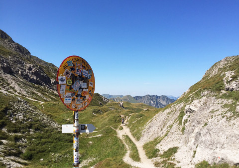 Projekt Herausforderung 2015: Eine Wanderung über die Alpen nach Bozen.