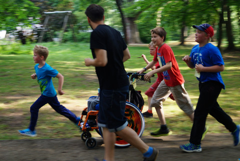 school support assistant and other students support with running