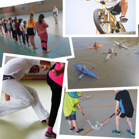 Sportprojektwoche der SteinMalEins im Paradies