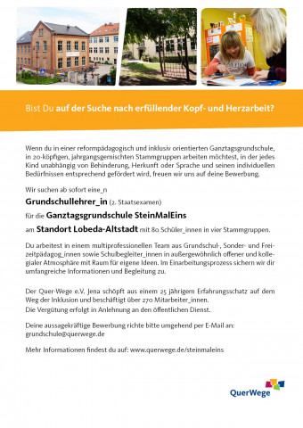 SteinmalEins_ Grundschullehrer_in_Lobeda 05_2018_Schulalltag