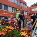Bäumchenfest im September 2015 an der Grundschule SteinMalEins im Paradies.
