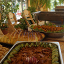 Ein leckeres syrisches Buffet versorgte die Gäste.