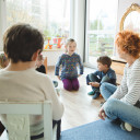 Morning circle in kindergarten