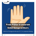 Freie Plätze in unserem DGS-Kurs